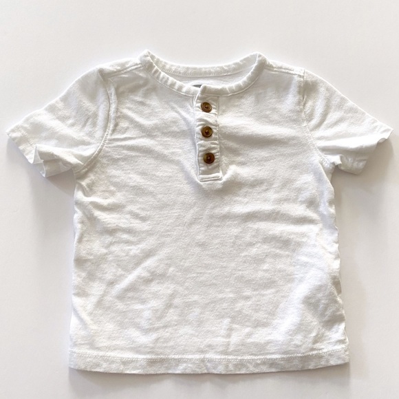 baby boy white henley